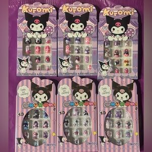 Kuromi Nail press on Set (choose 1) with Designs